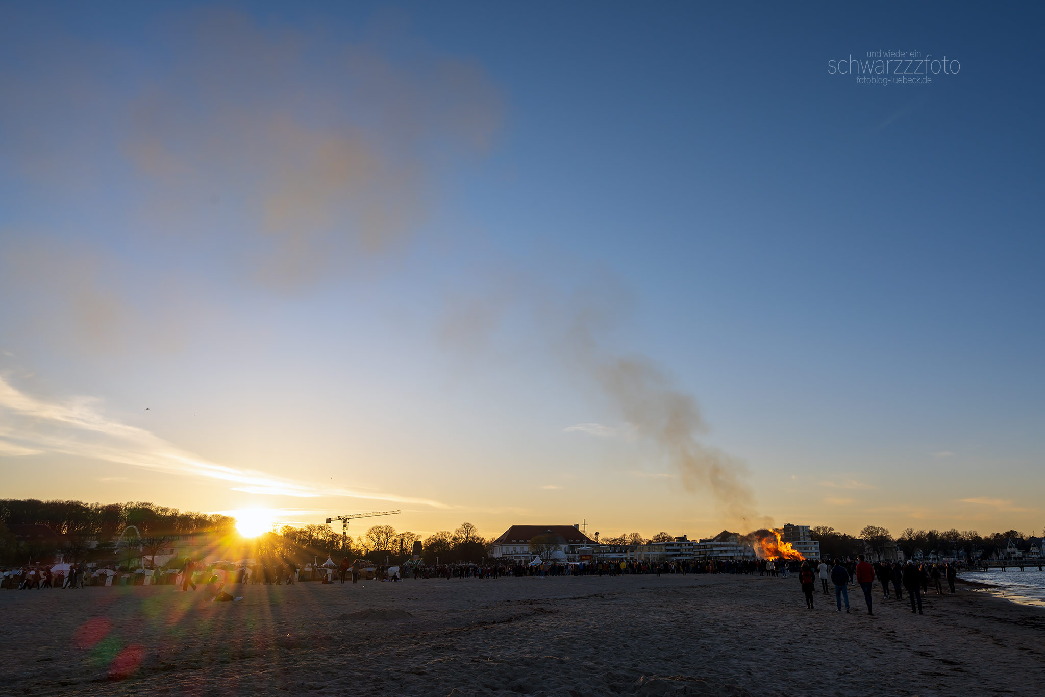 Ein Ostersamstag-Abend in Travemünde