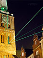 Lasershow in Lübeck 2000