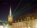 Lasershow in Lübeck 2000