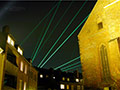 Lasershow in Lübeck 2000