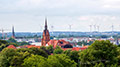 Lübeck aus 30 Meter Höhe