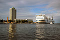 Die AMADEA und andere Schiffe in Travemünde