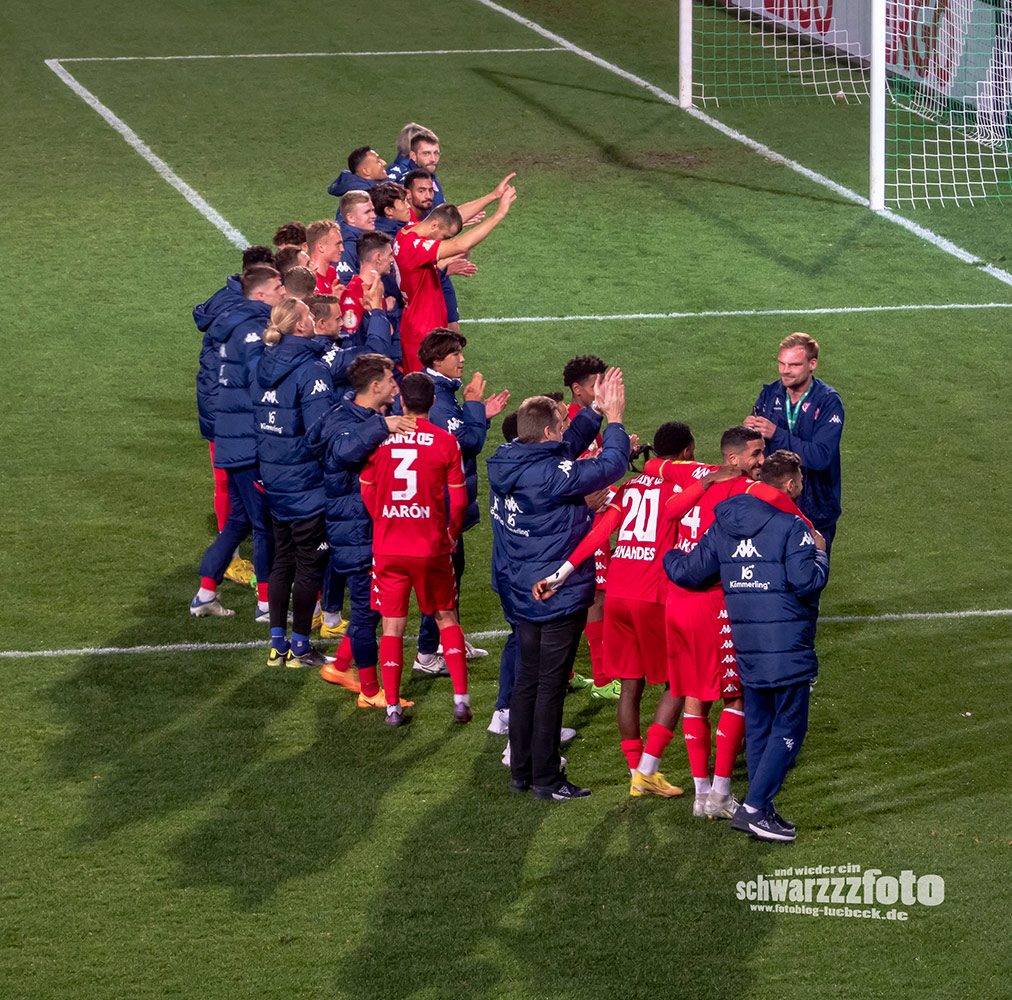 DFB-Pokalspiel VfB Lübeck - Mainz 05 am 18. Oktober 2022